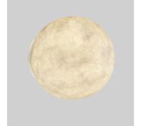 Applique da Parete a Forma di Luna, Moderna, nordica, per cameretta dei Bambini, Bianca, Lampada da Comodino Creativa, Lampada da Parete a Forma di Globo Luna, apparecchio di Illuminazione per la