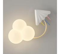 Applique da parete a forma di nuvola - Adorabile lampada a LED for cameretta, dei bambini e sala giochi(Paragliders)