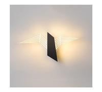 Applique da Parete a LED dimmerabile Geometrica - Lampada da Parete a Filo a Forma di Gabbiano Creativa in Stile Nordico, 3 Colori, 5 W, per corridoio, Decorazione da Parete di Sfondo, illuminazi