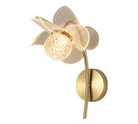 Applique da Parete a LED in Acrilico, Lampada da Parete Creativa a Forma di Fiore da 6 W, Applique da Parete Moderna per Interni, apparecchi di Illuminazione da Parete con Base in