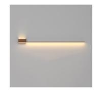Applique da Parete a LED in Legno Moderno Nordico - Lampada da Parete lineare Minimalista per Comodino da Camera da Letto, Luce Calda, Lampada da Parete per Interni