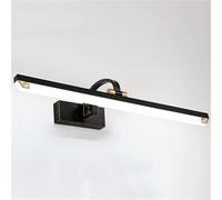 Applique da Parete a LED in Stile Cinese per Camera da Letto, Lampada da Parete per Interni con Luce Tricolore, Moderna Applique da Parete con Striscia di Metallo, Illuminazione da Parete Minimal