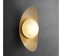 Applique da Parete a LED in Stile Europeo, Nuova Lampada placcata in Rame, Moderna, Minimalista, di Lusso, con Staffa, Design Decorativo, Senso della personalità, Spot per soggiorn