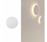 Applique da Parete a LED, Lampada in Gesso, 6W, Luce Calda 3000K, Moderna, cablata, Lampada da Comodino per corridoio, Camera da Letto