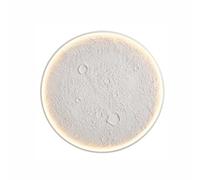 Applique da parete a LED moderna, lampada da soffitto, lampada a forma di luna in gesso, luce a montaggio fisso, per soggiorno, camera da letto, corridoio, decorazione per la casa, dimmerabile 3000/40