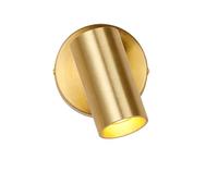 Applique da parete a LED moderna, luce di lettura regolabile sul comodino, lampada da parete dorata for camera da letto, soggiorno, corridoio, hotel e studio.