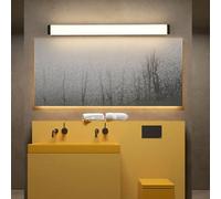 Applique da Parete a LED per Bagno, sopra Lo Specchio della Vasca, Lampada da Parete sotto Il mobiletto, Applique da Parete Moderna per Interni, Impermeabile, Non dimmerabile, per Bagno, Cam