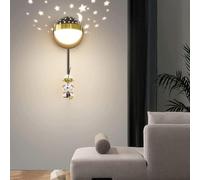 Applique da Parete A LED per Bambini per Camera da Letto Proiezione di Stelle Astronauta Lampada da Parete per Bambini Moderni Nordici Contemporanei Lampada da Parete Dimmerabile da Com, Dark