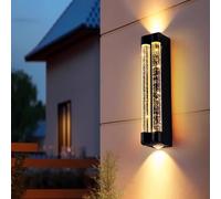 Applique da Parete a LED per Esterni, Decorativa, da Giardino, su e Giù, per Villa, IP65, Impermeabile, Design Moderno, in Alluminio, per Balcone, terrazza, Veranda