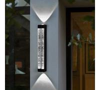 Applique da Parete a LED per Esterni, Decorativa, da Giardino, su e Giù, per Villa, IP65, Impermeabile, Design Moderno, in Alluminio, per Balcone, terrazza, Veranda
