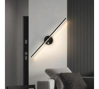 Applique da Parete a LED per Interni con Interruttore ON/off, Applique da Parete Moderne, lampade da Parete girevoli Regolabili a 330°, apparecchi di Illuminazione, Comodino, Camera da Letto, SOG