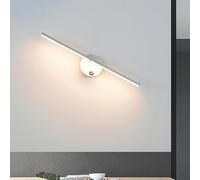 Applique da Parete a LED per Interni con Interruttore ON/off, Applique da Parete Moderne, lampade da Parete girevoli Regolabili a 330°, apparecchi di Illuminazione, Comodino, Camera da Letto, SOG