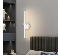 Applique da Parete a LED per Interni con Interruttore ON/off, Applique da Parete Moderne, lampade da Parete girevoli Regolabili a 330°, apparecchi di Illuminazione, Comodino, Camera da Letto, SOG
