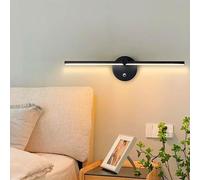 Applique da Parete a LED per Interni con Interruttore ON/off, Applique da Parete Moderne, lampade da Parete girevoli Regolabili a 330°, apparecchi di Illuminazione, Comodino, Camera da Letto, SOG