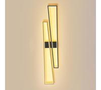 Applique da Parete a LED per Interni, Moderna e Minimalista, Regolabile da 3000K a 6000K, lampade da Parete con Design Rettangolare Geometrico, plafoniere per Camera da Letto, Soggiorno, Scale, c