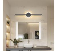 Applique da Parete a LED per Specchio da Bagno, IP44, Impermeabile, in Alluminio, per Bagno, 80 cm, 32 W, Moderna Lampada da Parete per Specchio da Trucco, 2 Temperature di Colore