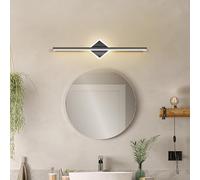 Applique da Parete a LED per Specchio da Bagno, IP44, Impermeabile, in Alluminio, per Bagno, 80 cm, 32 W, Moderna Lampada da Parete per Specchio da Trucco, 2 Temperature di Colore