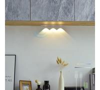 Applique da Parete a LED sottopensile per Interni con sensore di Movimento, Lampada da Parete con Controllo Touch e dimmer, Illuminazione da Parete Ricaricabile Tramite USB 2700K/4500K/6500K per
