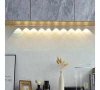 Applique da Parete a LED sottopensile per Interni con sensore di Movimento, Lampada da Parete con Controllo Touch e dimmer, Illuminazione da Parete Ricaricabile Tramite USB 2700K/4500K/6500K per
