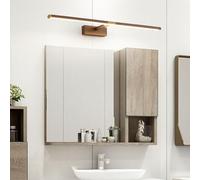 Applique da Parete a Specchio per Bagno a LED con Braccio oscillante Singolo Regolabile, Illuminazione da Parete Moderna per Interni, Impermeabile, Lampada da Parete a Striscia Lunga per Bagno, s