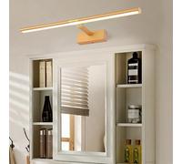 Applique da Parete a Specchio per Bagno a LED con Braccio oscillante Singolo Regolabile, Illuminazione da Parete Moderna per Interni, Impermeabile, Lampada da Parete a Striscia Lunga per Bagno, s