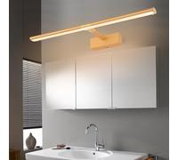 Applique da Parete a Specchio per Bagno a LED con Braccio oscillante Singolo Regolabile, Illuminazione da Parete Moderna per Interni, Impermeabile, Lampada da Parete a Striscia Lunga per Bagno, s