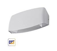 Applique da Parete Abram 190 Bianco da Esterno CCT 7.5W - Fumagalli