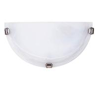 applique da parete Alabastro White Alabaster / cromo chiodo E27 1x 60W MAX
