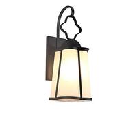 Applique da Parete Amen Retro Balcone Lampada da Parete per Esterni Lampada da Parete a LED Impermeabile per Esterni Lampada da Parete Rustica Antica E27 Applique in Alluminio per