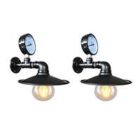 applique da parete, applique da parete, applique da parete europea lampada da parete a vento industriale passerella corridoio illuminazione gradino staffa luce europea -intage in ferro battuto