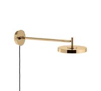 Applique da Parete Asteria Lunga in Ottone Ottone