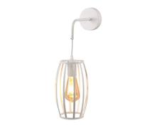 Applique da Parete Attacco E27 Ovale Striato 3D Portalampada Stile Minimal IP20