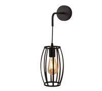 Applique da Parete Attacco E27 Ovale Striato 3D Portalampada Stile Minimal IP20
