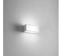 Applique da Parete Attacco E27 Rettangolare Traslucido Portalampada Esterno IP65