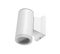 Applique da parete bianco a due vie GU10 senza sorgente luminosa - Illuminazione decorativa per interni ed esterni, ideale per ambienti moderni.