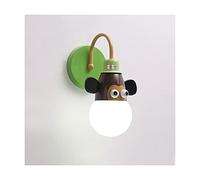 Applique da Parete Cameretta dei Bambini, Animali da Cartone Lampada da Parete Creativo Arte Illuminazione Decorative per Ragazzo e Ragazza Camera da Letto Comodino,B