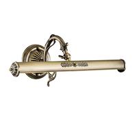 Applique Da Parete Classico Picasso Metallo Bronzo 2 Luci E14 25W