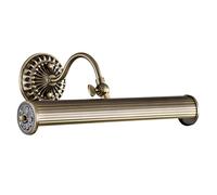 Applique Da Parete Classico Renoir Metallo Bronzo 2 Luci E14 25W