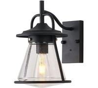 Applique da parete Compatible with ingresso, moderna lampada da parete solare Compatible with esterni, lampada da parete, illuminazione da giardino con paralume in vetro , lampadario da pranzo