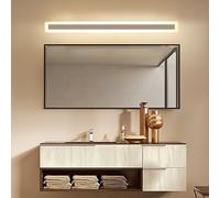 Applique da Parete con Specchio Frontale Moderno Impermeabile per Bagno sopra Lo Specchio da Bagno Lampada da Parete Strisce Lunghe in Acrilico per Camera da Letto Specchio da Bagno