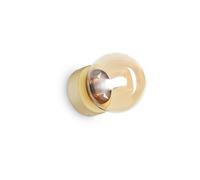 Applique Da Parete Contemporanea Perlage Metallo Ottone Luce G9 15W 3000K Ip20