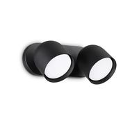 Lampada da parete Ideal Lux Dodo AP2 2xGX53 max 15W nero - 327938 [EEK: Conforme]