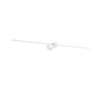 Applique Da Parete Contemporaneo Filo Alluminio Bianco Led 16W 3000K Ip44