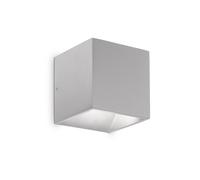 Applique Da Parete Contemporaneo Rubik Alluminio Grigio Led 8,5W 3000K Ip54