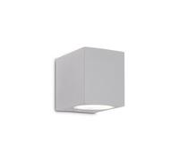 Applique Da Parete Contemporaneo Up Alluminio Grigio 1 Luce G9 15W Ip44