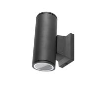Applique da parete Correggio Nero IP65 2 x GU10 Aigostar