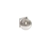 Applique da parete cromo design moderno 1 luce con vetro sfumato fumè RD-0226