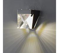 Applique da Parete Crystal Wall Lamp Lamp soggiorno tv Sfondo Lampada da parete Camera da letto Luce il corridoio corridoio Scapa della scala Lampada da Parete(B)