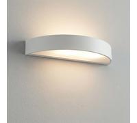 Applique da Parete Curva 2xE14 in Gesso Pitturabile