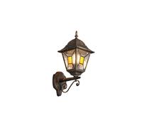 Applique da parete da esterno Imperia up alluminio ruggine H45,5 cm IP45 Ruggine